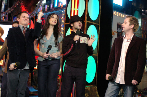 with Elijah Wood, Dominic Monaghan and Billy Boyd
