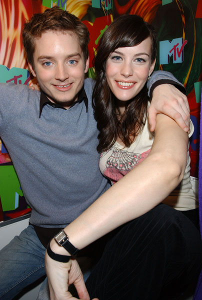 with Elijah Wood - at MTV TRL