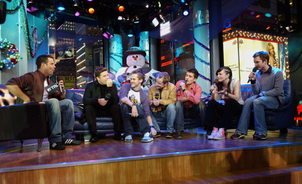 with Sean Astin, Dominic Monaghan, Billy Boyd, Orlando Bloom and Elijah Wood