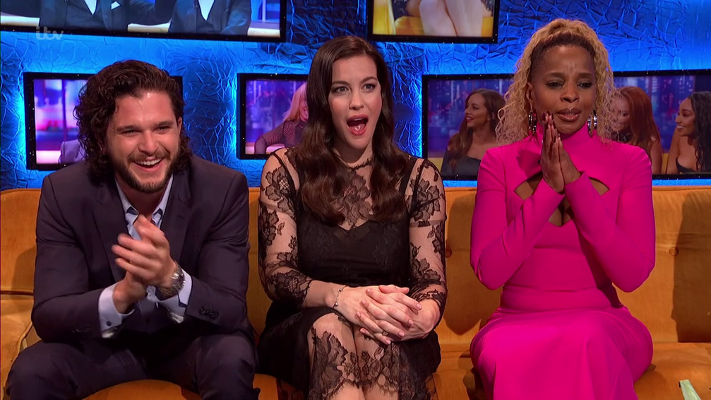 with Kit Harington and Mary J. Blige