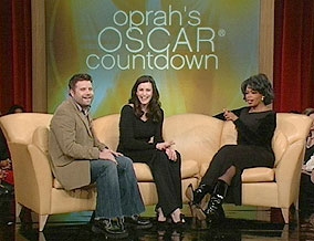 with Oprah Winfrey and Sean Astin