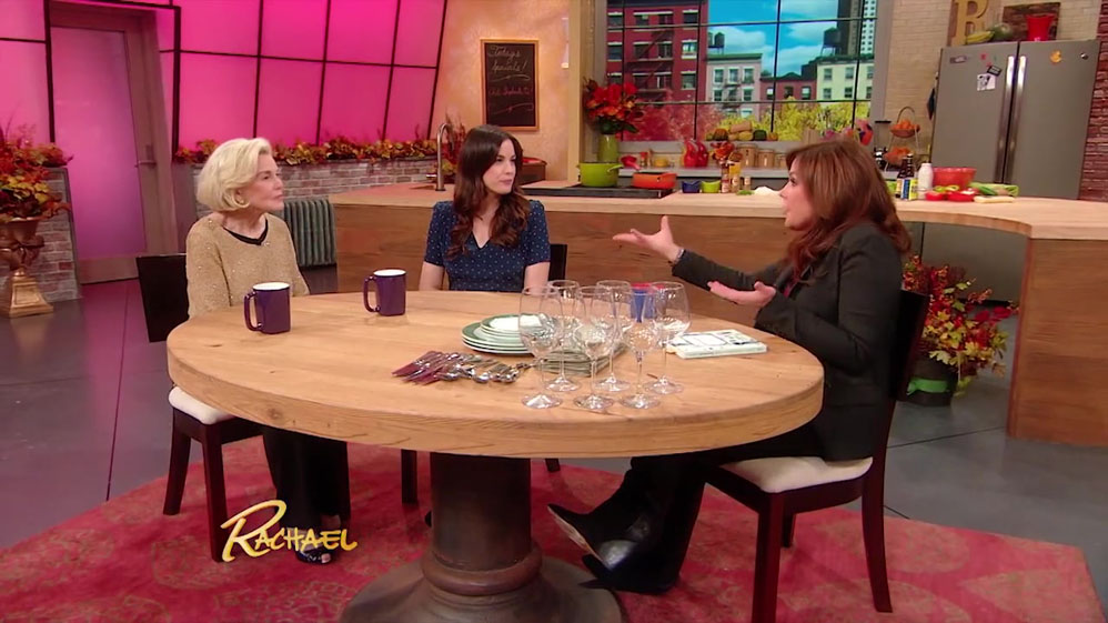 with grandmother Dorothea Johnson