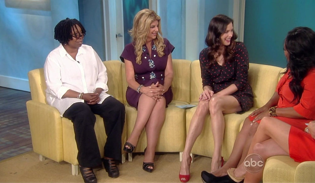 with Whoopi Goldberg, Kirstie Alley and Sherri Shepherd