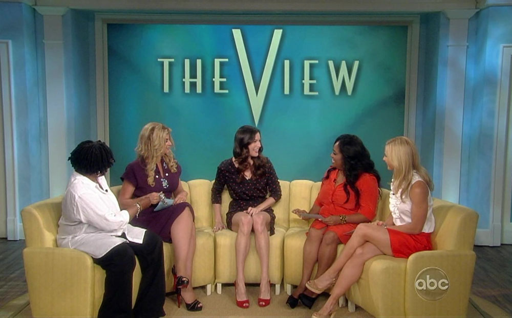 with Whoopi Goldberg, Kirstie Alley, Sherri Shepherd and Elisabeth Hasselbeck
