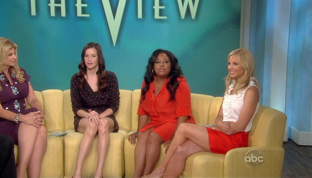 with Kirstie Alley, Sherri Shepherd and Elisabeth Hasselbeck