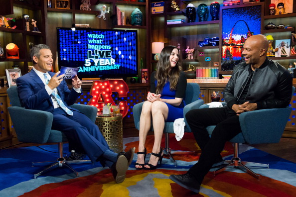 with Andy Cohen and Common