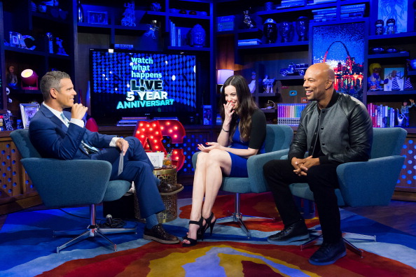 with Andy Cohen and Common