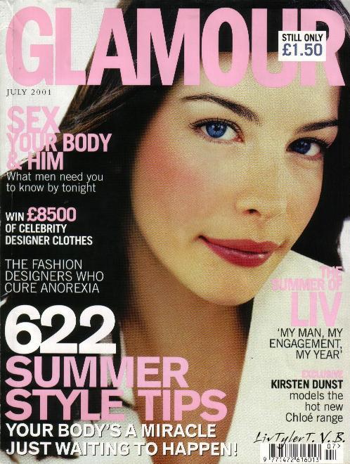'Glamour' Cover - July 2001