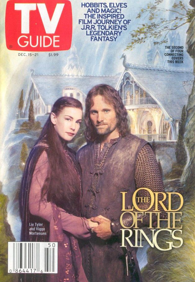 'TV Guide' Cover, December 2001 - with Viggo Mortensen