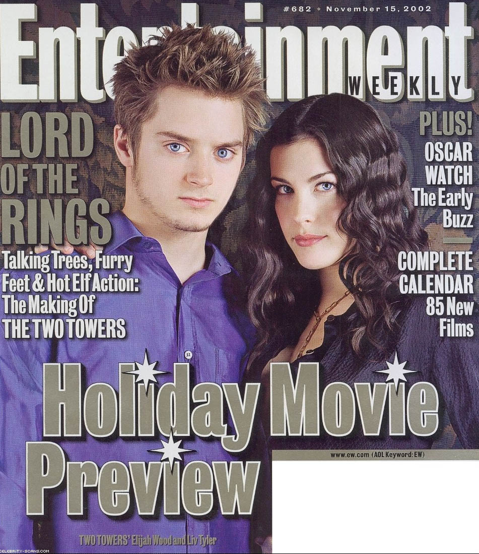 'Entertainment Weekly' Cover - November 2002, with Elijah Wood
