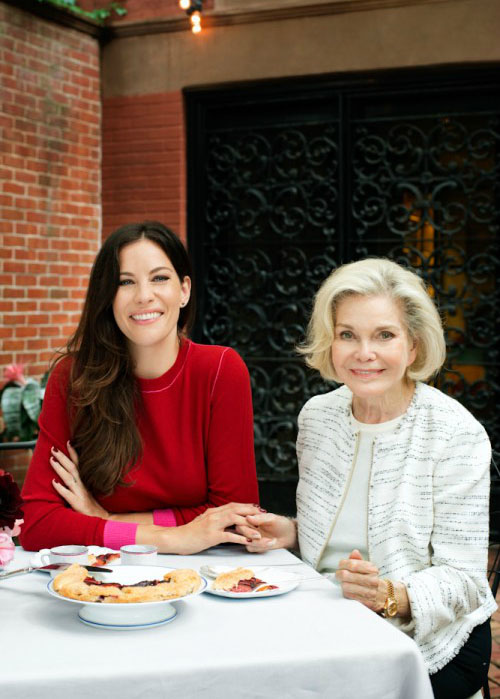 with grandmother Dorothea Johnson