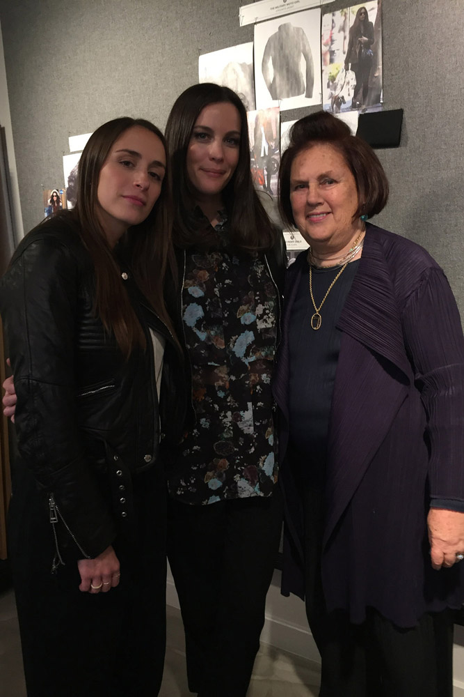 with Delphine Ninous and Suzy Menkes