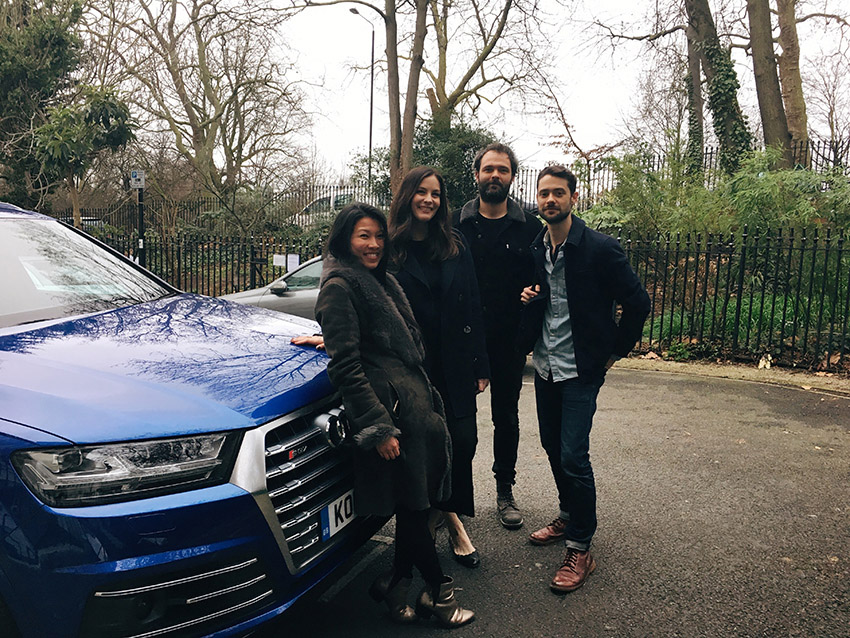 On the set - from Greg Funnell Blog