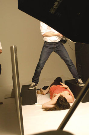 Ad photo shoots - with Nicolas Degennes