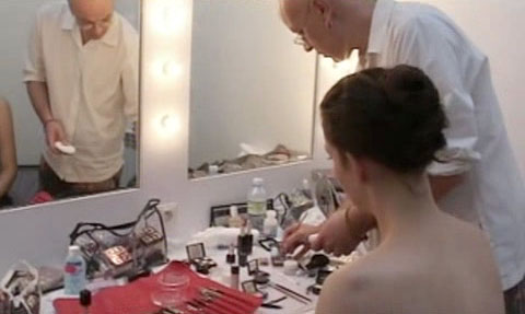 from the photoshoot in Paris, with Nicolas Degenns, July 2007