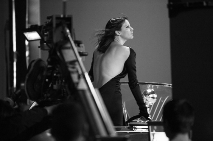 Filming the TV commercial