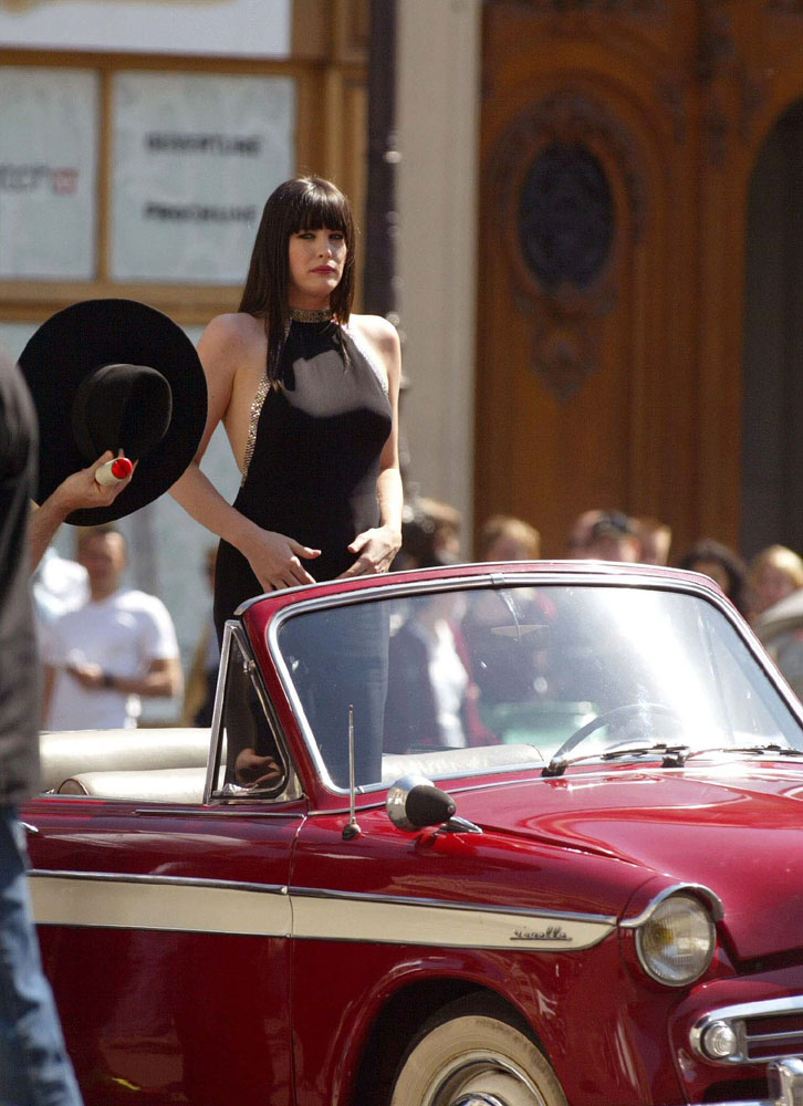 filming 'Very Irresistible Givenchy' TV commercial