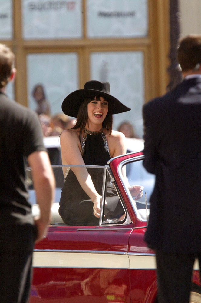 filming 'Very Irresistible Givenchy' TV commercial