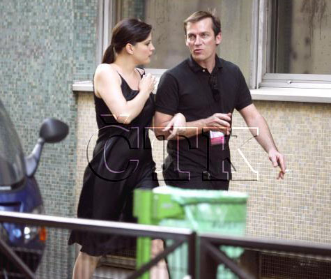filming 'Very Irresistible Givenchy' TV commercial, June 2003
