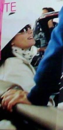 filming 'Very Irresistible Givenchy' TV commercial, June 2003