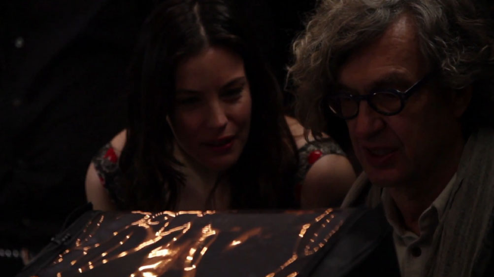 On the set - with Wim Wenders