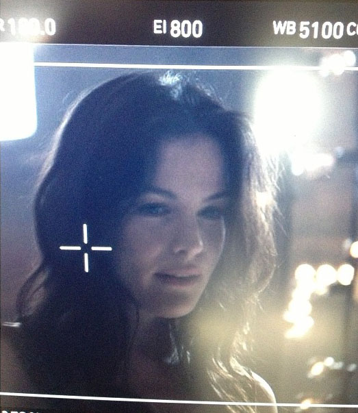 On the set