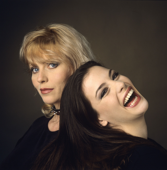 with mom - Bebe Buell