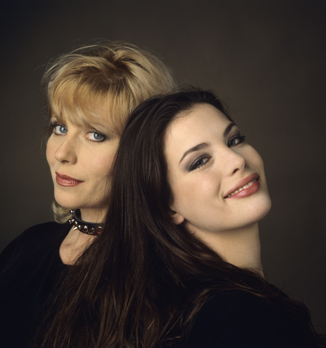 with mom - Bebe Buell