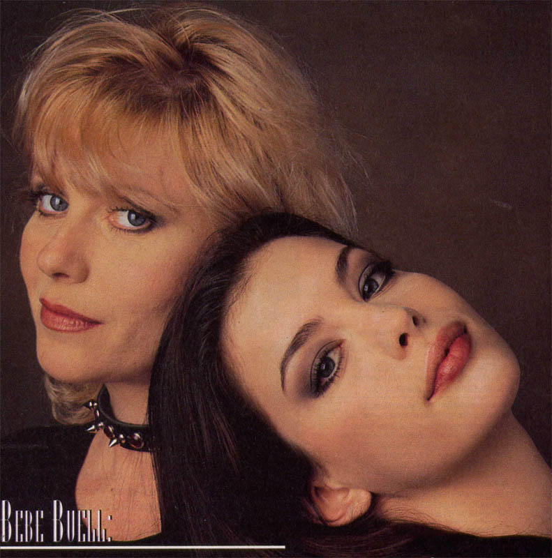 with mom - Bebe Buell