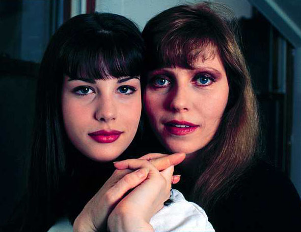 with mom - Bebe Buell