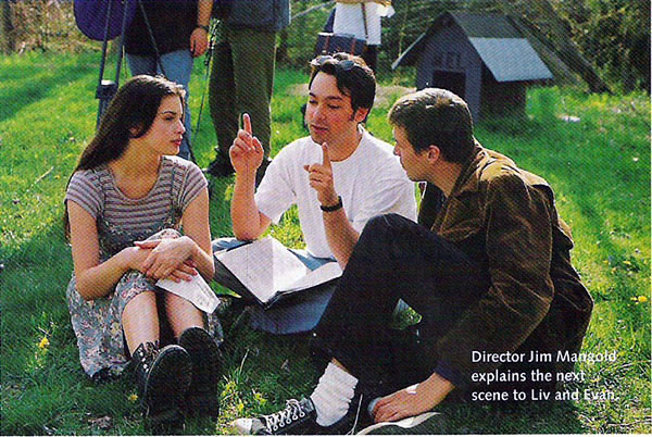 with James Mangold and Evan Dando - on the set of "Heavy"