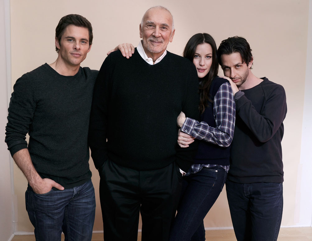 with James Marsden, Frank Langella and Jeremy Strong 