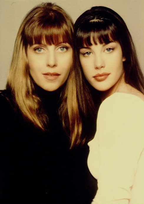 with mom - Bebe Buell
