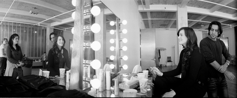Behind the scenes