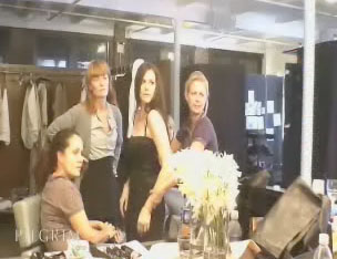 from the photoshoot in New York