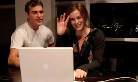 with Joaquin Phoenix