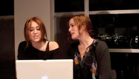 with Miley Cyrus