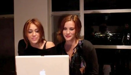 with Miley Cyrus