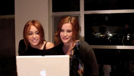 with Miley Cyrus