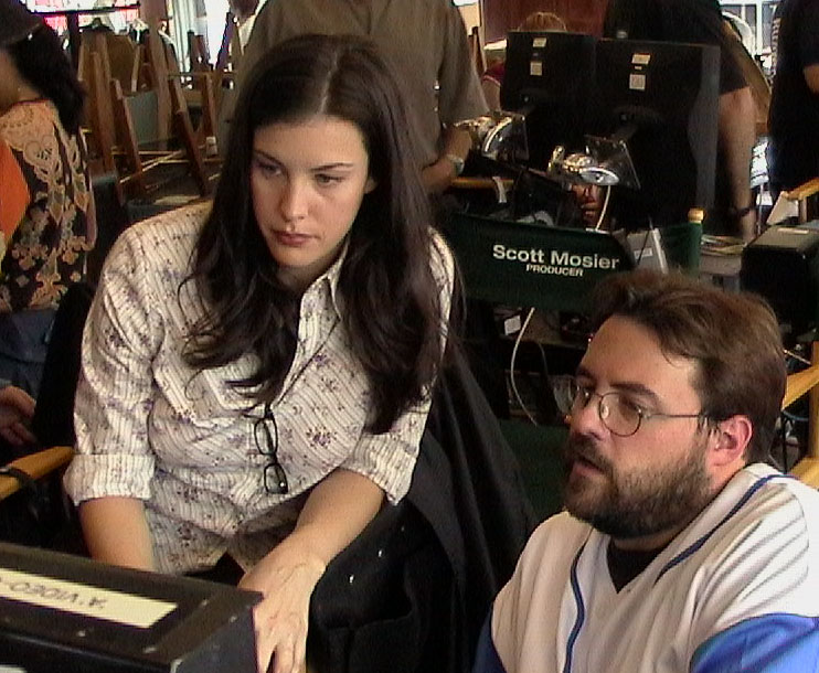 On the set - with Kevin Smith