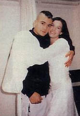 On the set - with Orlando Bloom