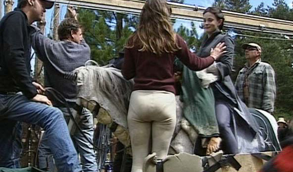 On the set