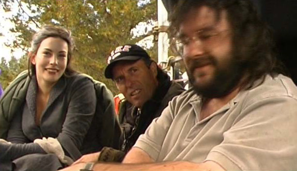On the set - with Peter Jackson