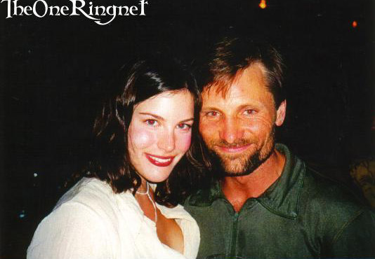 On the set - with Viggo Mortensen