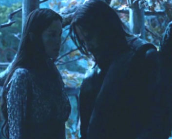 with Viggo Mortensen - from The Two Towers - Special Edition DVD