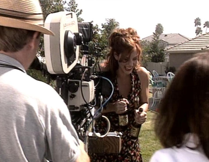 On the set