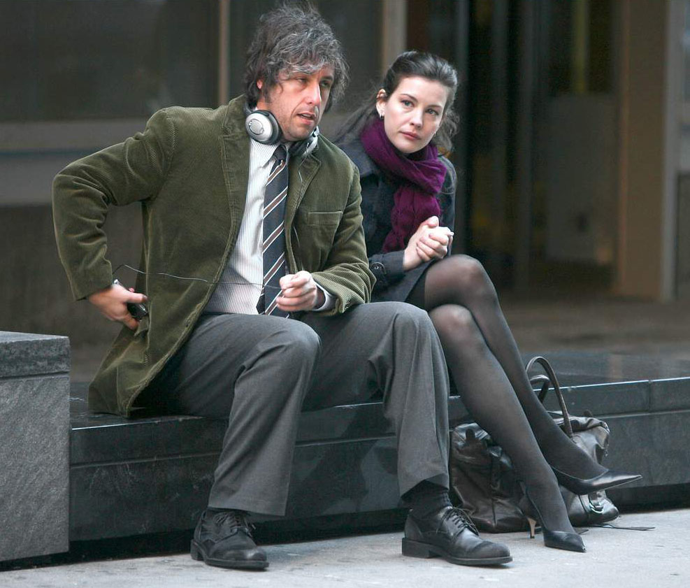 On the set with Adam Sandler, March 4th 2006