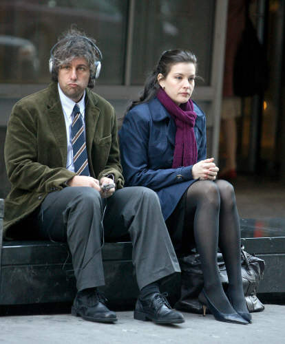 On the set with Adam Sandler, March 4th 2006