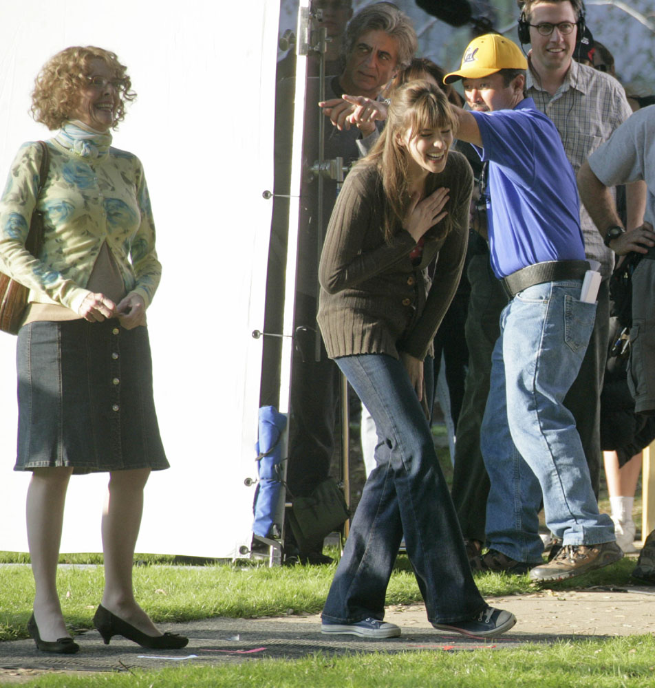 On the set with Diane Keaton, February 2nd 2007