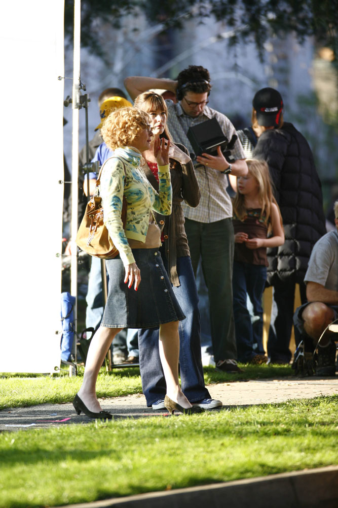 On the set with Diane Keaton, February 2nd 2007